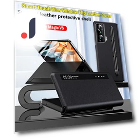 Smart Touch View Flip Phone Case — Flip Cases, Bai Fen Bai-Digital 3C