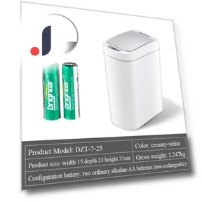 Smart Trash Bin for Toilet — Waste Baskets, Dongfang HOME C