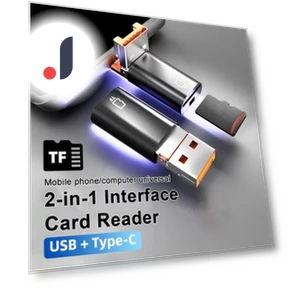 Smart USB-C Card Reader — Card Adapters & Hubs, SEOBIOG