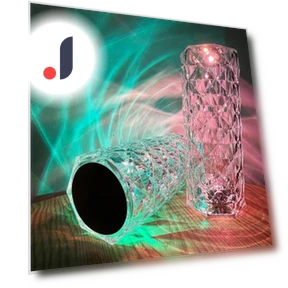 Touch LED Crystal Table Lamp — Desk & Table Lighting, Zhou Yajin