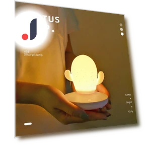 USB LED Touch Dimming Silicone Night Light Cactus — Night Lights, LY Home&Kitchen 050