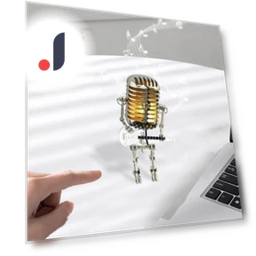 Vintage Robot Microphone Night Light — Creative Lighting Solutions, Daydreamer