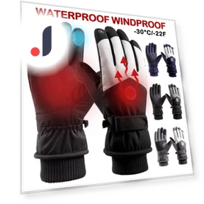 Waterproof Ski Gloves — Gloves & Mittens, Binchi Keji Travel