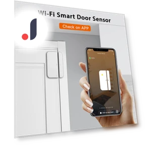 Wi-Fi Door Alarm, Window Sensor — Smart Home Security, TOMTOP JMS