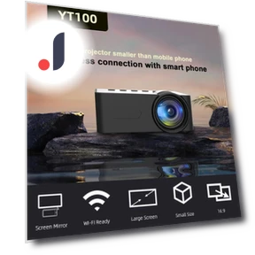 Wi-Fi Portable HD Mini Video Projector — Home Theater Projectors, TOP MALL-004
