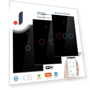 Wi-Fi Touch Wall Switch — Dimmer Switches, Conwe