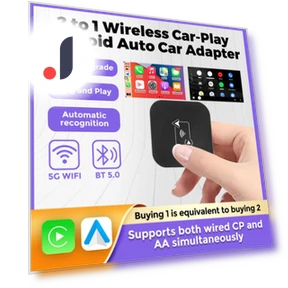 Wireless Car Adapter for CarPlay & Android Auto — Phone Accessories, JOHO - CarGear