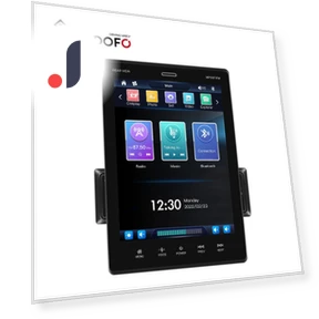 1 Din 9.5-inch Vertical Touch Screen Car MP5 Player — Stereo Receivers, Podofo