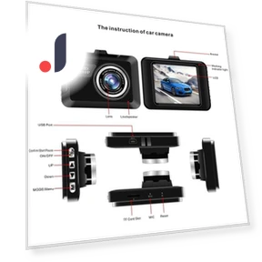 1080P 2.25-inch Car Dash Cam — Dashboard Cameras, TOP HOME-002