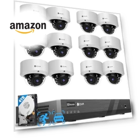 16 Channel PoE Security Camera System — Outdoor Security Cameras, 4COVR