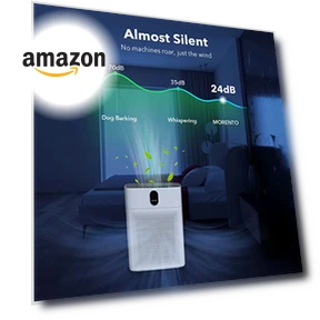 Air Purifier for Home Large Room — Activated Carbon Air Purifiers, MORENTO