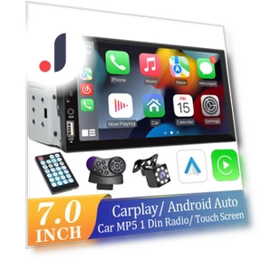 Car MP5 Player with Bluetooth and 7-inch Touchscreen — Stereo Receivers, SageTechnology