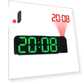 Digital Smart Alarm Clock with Temperature — Alarm, Factory Discount Outlet