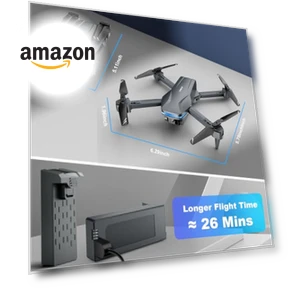 Foldable Drone with Camera — Drones, Velcase