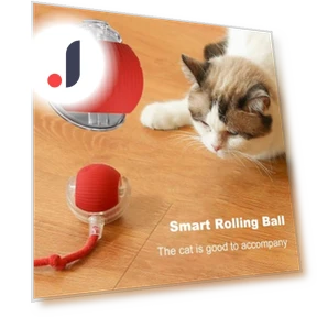 Interactive Cat Toy with Rolling Ball — Cat Playthings, Kitty Cat House