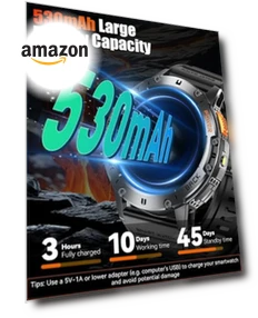 Military Smart Watch — Smartwatches, PODOEIL