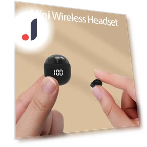 Mini Invisible Bluetooth Earbuds — In-Ear Headphones, VITA Dogdog Smartwear
