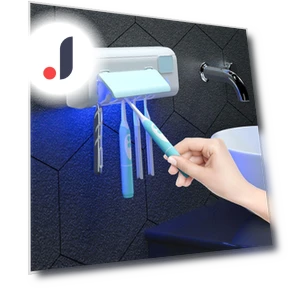 Smart Automatic Wall-Mounted Toothbrush Sterilizer — Toothbrush Holders, Factory Discount Outlet