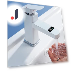 Touch LED Digital Display Temperature Sink Faucet — Smart-Touch Kitchen Faucets, TOP-HOME MALL