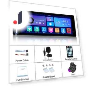Universal 6.9-inch Car Radio with Carplay — Stereo Receivers, HOME-Auto-001