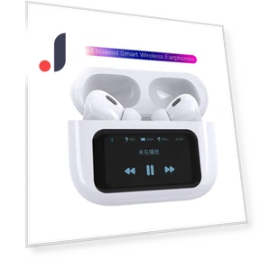 Wireless Smart Headphones with Touch Screen — Over-Ear Headphones, aominuo