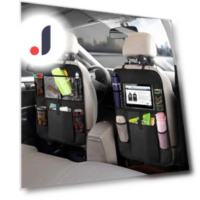 Car Back Seat Organizer with Touch Screen — Dash Holders, zmkm8888