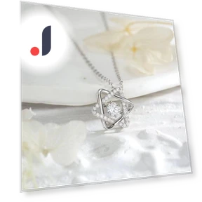 Smart Necklace with Six-Pointed Star — Smart Jewelry, Lucky Star Jewelry