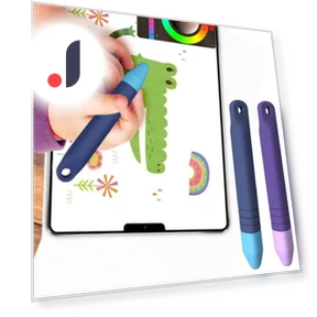 Universal Capacitive Stylus with Anti-Roll Protection — Styluses & Digital Pens, EDC Toy
