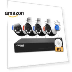 AI Powered Sentinel 4K Wired Security Camera System — Outdoor Security Cameras, Defender