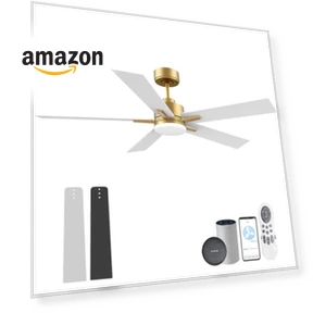 Smart Ceiling Fan with LED Lights — Ceiling Fan Wall Controls, Lorpies
