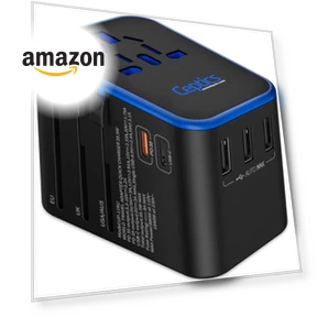 World International Travel Plug Adapter — Power Solutions & Surge Protection, Ceptics