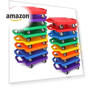 16 Pieces Scooter Boards with Handles — Push Scooters, Deekin