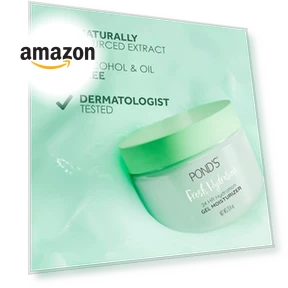 Aloe Extract & Vitamin B3 Gel Face Moisturizer — Facial Hydration, POND'S
