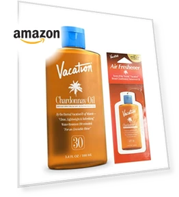 Chardonnay Oil SPF 30 & Air Freshener Bundle — Face Tan Enhancers, Vacation Inc.