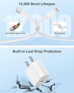 Fast Charging iPhone Charger Set, Susnwere