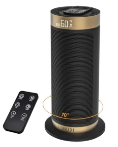 PTC Electric Desk Heater with Thermostat, FERXIDI