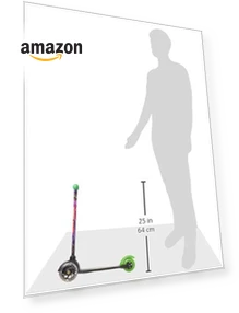 Self Balancing Kick Scooter with Light Up Wheels — Electric Vehicles, Voyager