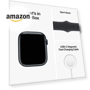 Watch Series 8 (GPS, 45mm) with Sport Band — Wearable Accessories, Apple