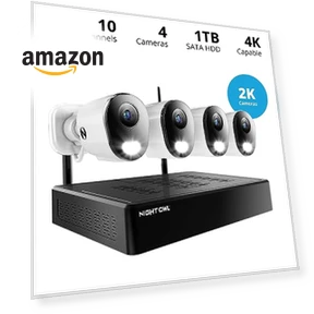 10 Channel Bluetooth Video Home Security Camera System — Smart Home Security, Night Owl