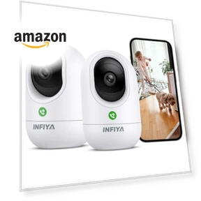 360 Security Camera Indoor — Smart Home Security, INFIYA