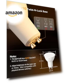 AI GU10 Smart Bulb - RGBCW Dimmable Color Changing LED Bulbs — LED, Lepro