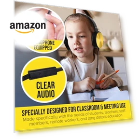 Classroom Headphones-Bulk 25-Pack — In-Ear Headphones, Sonitum