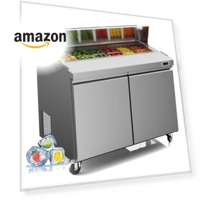 Commercial Refrigerator Sandwich Salad Prep Table — Sandwich Makers & Panini Presses