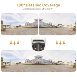 Dual-Lens PoE Security Camera — Security Camera, PANOEAGLE