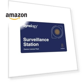 IP Camera License Pack for 8 — Surveillance Enclosures & Mounts, Synology