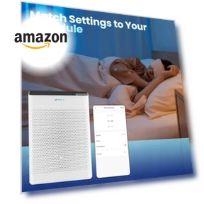 Large Room Air Purifier with Air Quality Monitor — HEPA Air Purifiers, HEYAXA