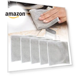 Reusable Non Scratch Wire Dishwashing Rags — Sponges, Pousbo