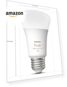 Smart 60W A19 LED Bulb — LED, Philips Hue