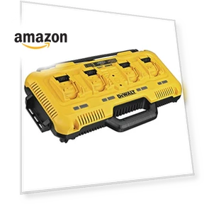 4-Port Rapid Charger — Power Up, DEWALT