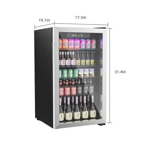 Compact Beverage Refrigerator, Erivess